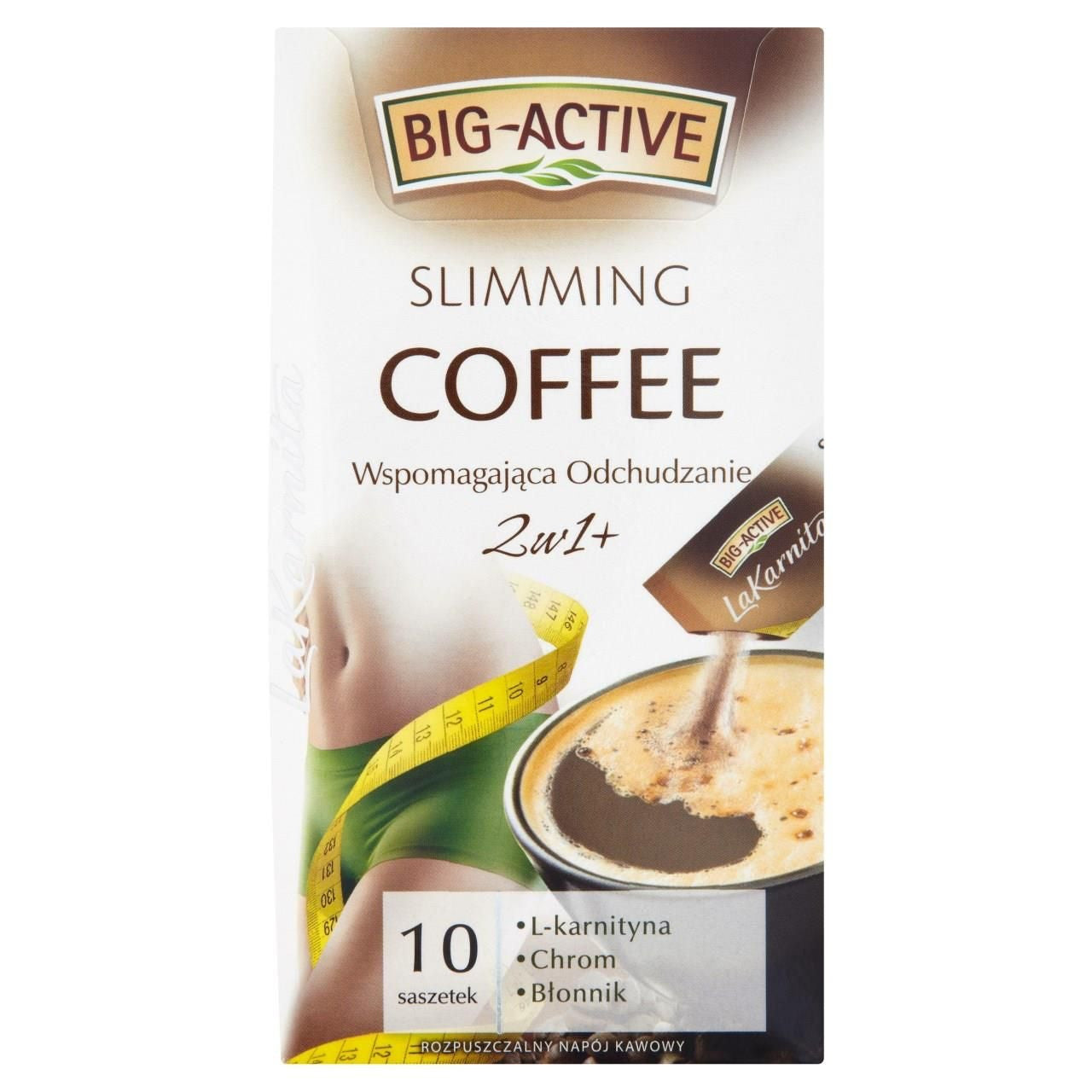 La Karnita - Slimming Coffee, kawa 2w1, wspomagająca odchudzanie, rozpuszczalny napój kawowy, poj. 10 saszetek x 12 g