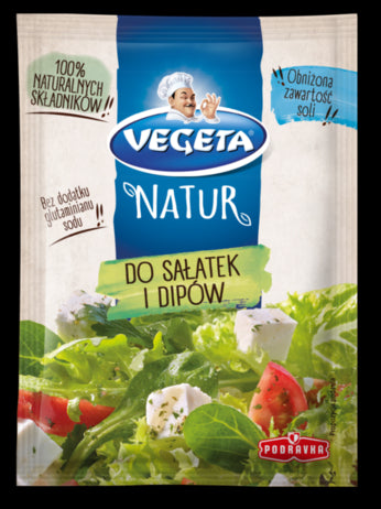 Vegeta - Natur, do sałatek i dipów, mieszanka przyprawowa, masa netto: 60 g