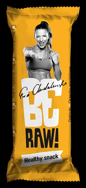 Baton BeRaw Healthy Snack - masło orzechowe, masa netto: 40 g