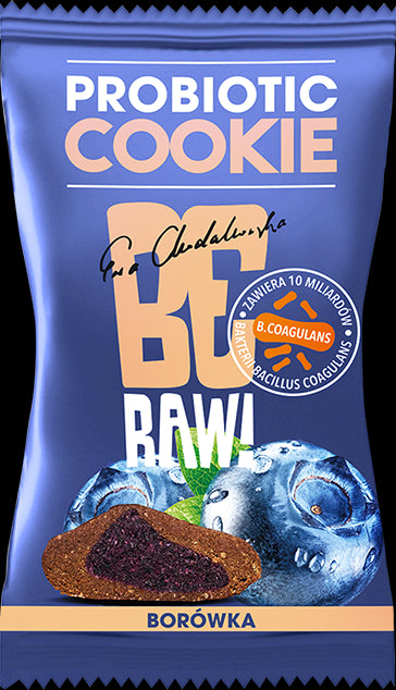 BeRAW ProBiotic Cookie - Borówka, masa netto: 20 g