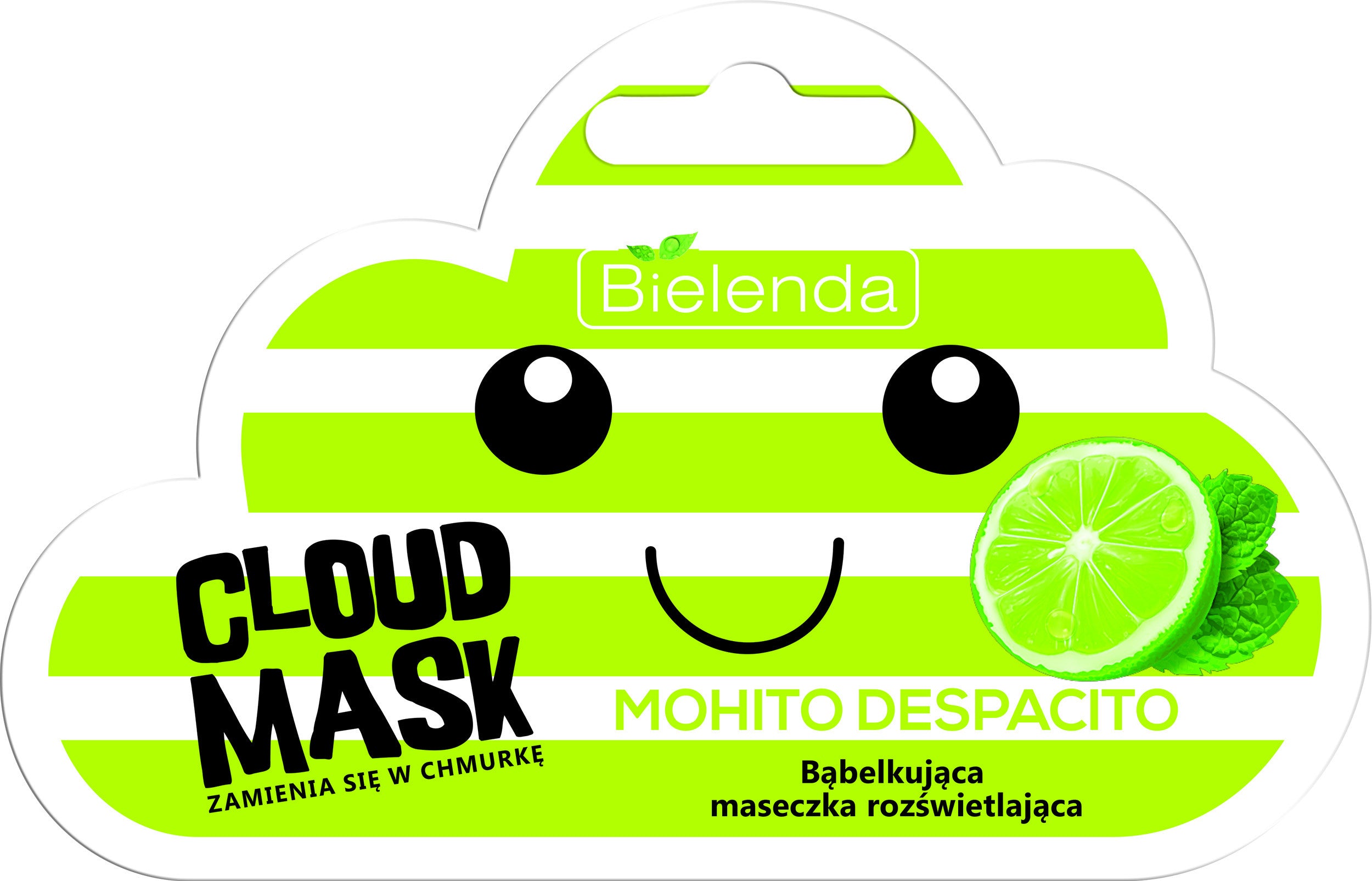 CLOUD MASK - bąbelkująca maseczka rozświetlająca – Mohito Despacito, masa netto: 6 g