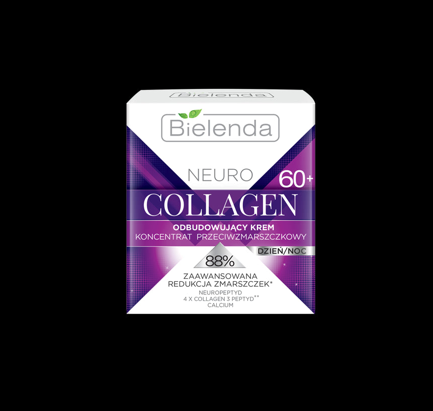 Bielenda NEURO COLLAGEN - odbudowujący krem – koncentrat przeciwzmarszczkowy 60+ dzień/noc, poj. 50 ml