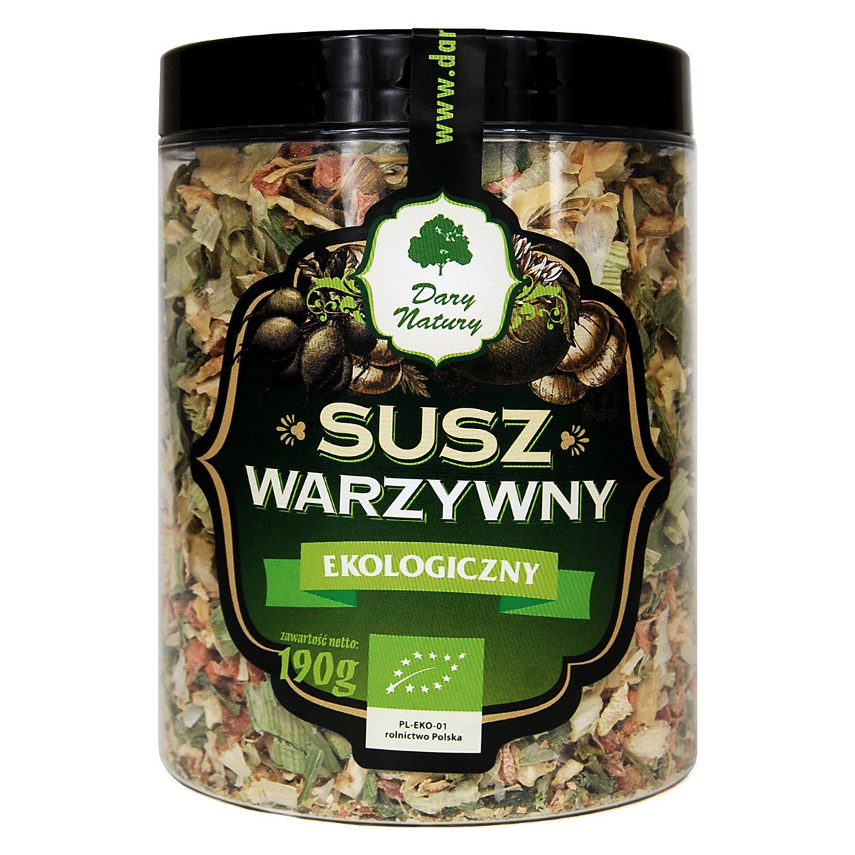 Dary Natury - susz warzywny EKO, masa netto: 190 g