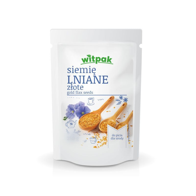 Witpak - siemię lniane złote, nasiona lnu zwyczajnego, masa netto: 500 g