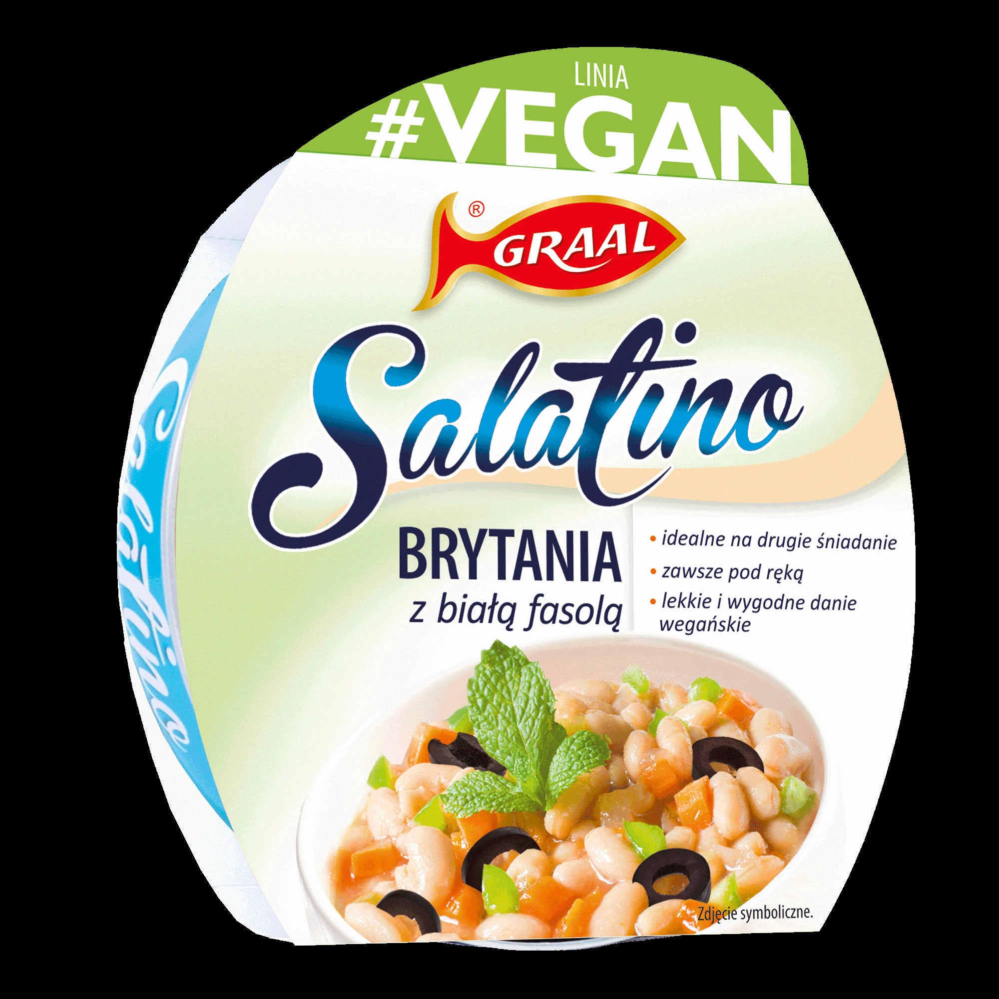 Graal Salatino - Vegan Brytania z białą fasolą, masa netto: 150 g