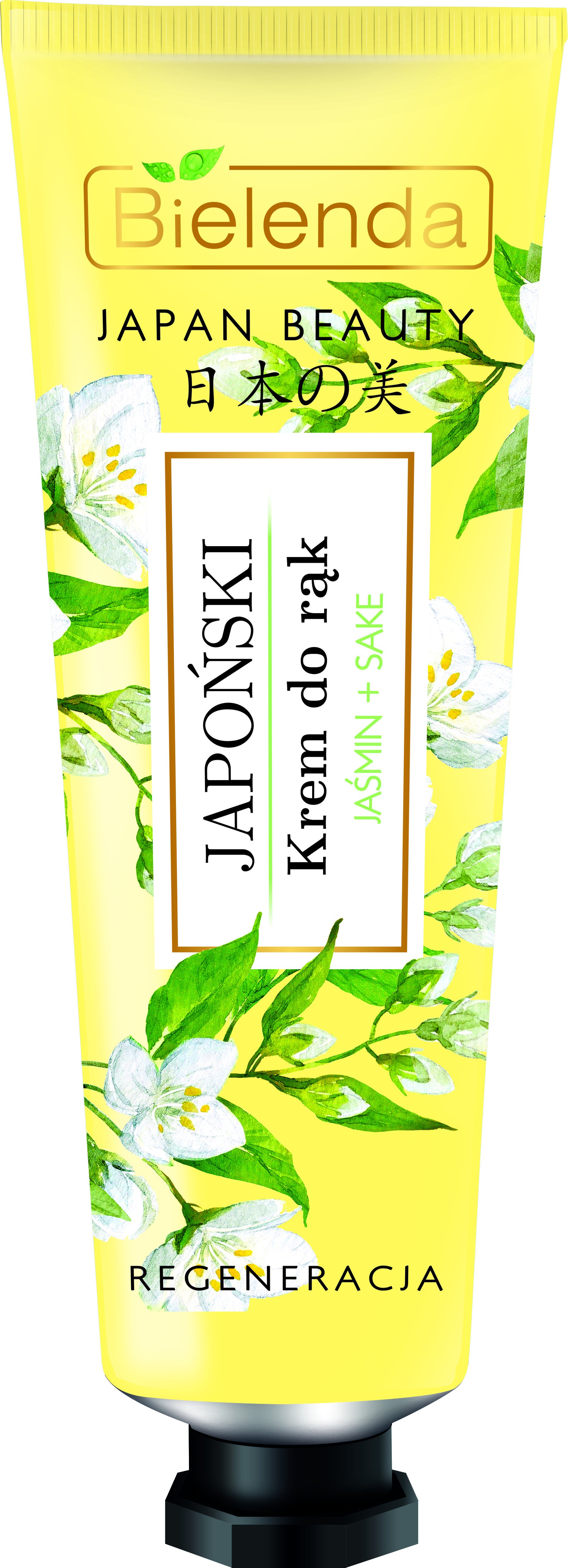 Bielenda JAPAN BEAUTY - Japoński krem do rąk JAŚMIN + SAKE, poj. 50 ml
