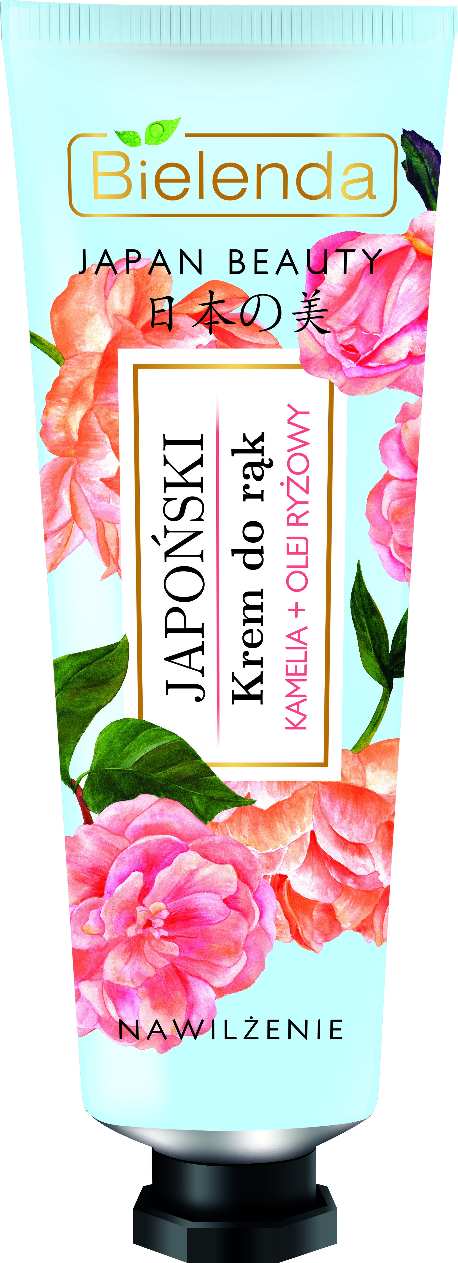 Bielenda JAPAN BEAUTY Japoński krem do rąk KAMELIA + OLEJ RYŻOWY, poj. 50 ml