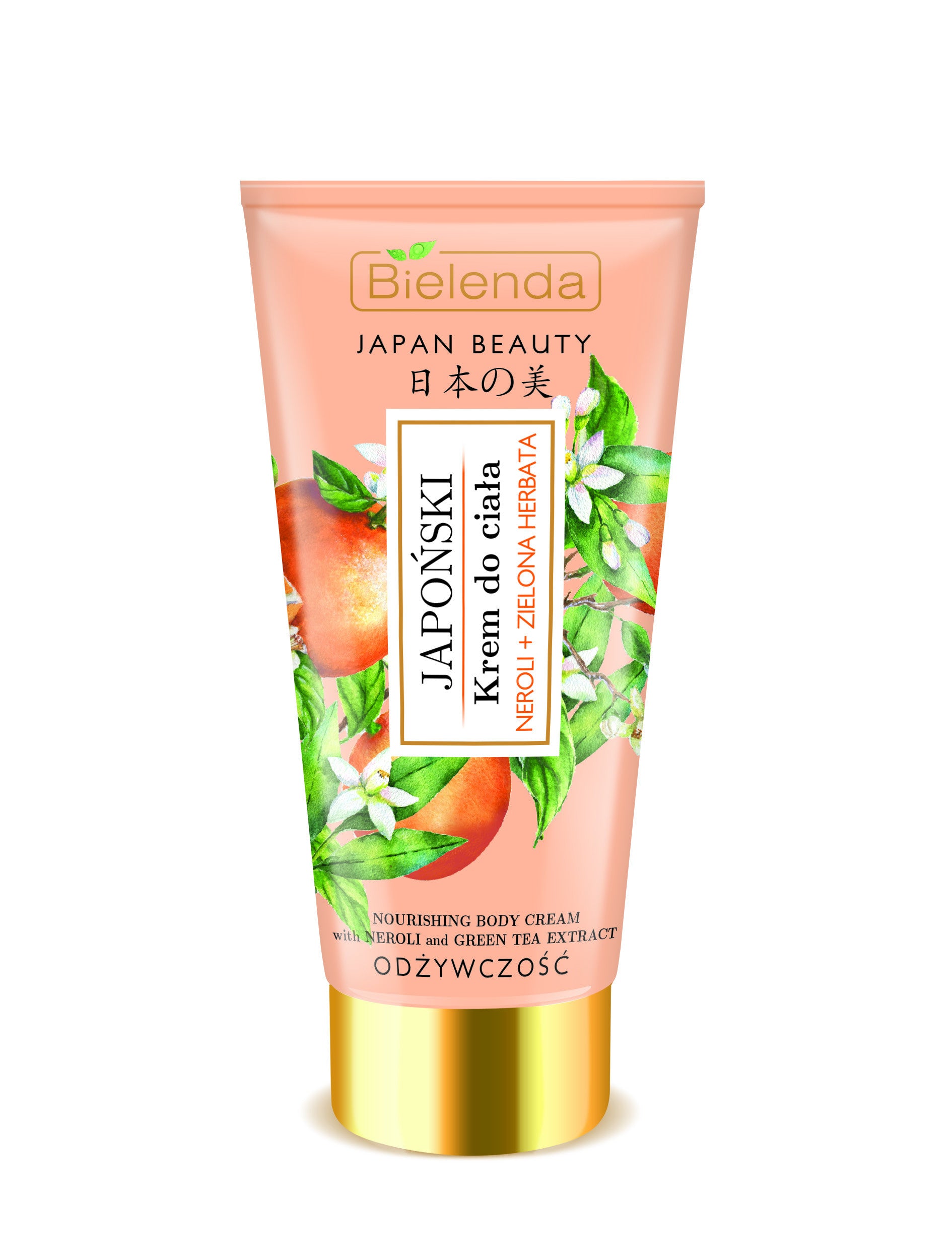 Bielenda JAPAN BEAUTY - Japoński krem do ciała NEROLI + ZIELONA HERBATA, poj. 200 ml