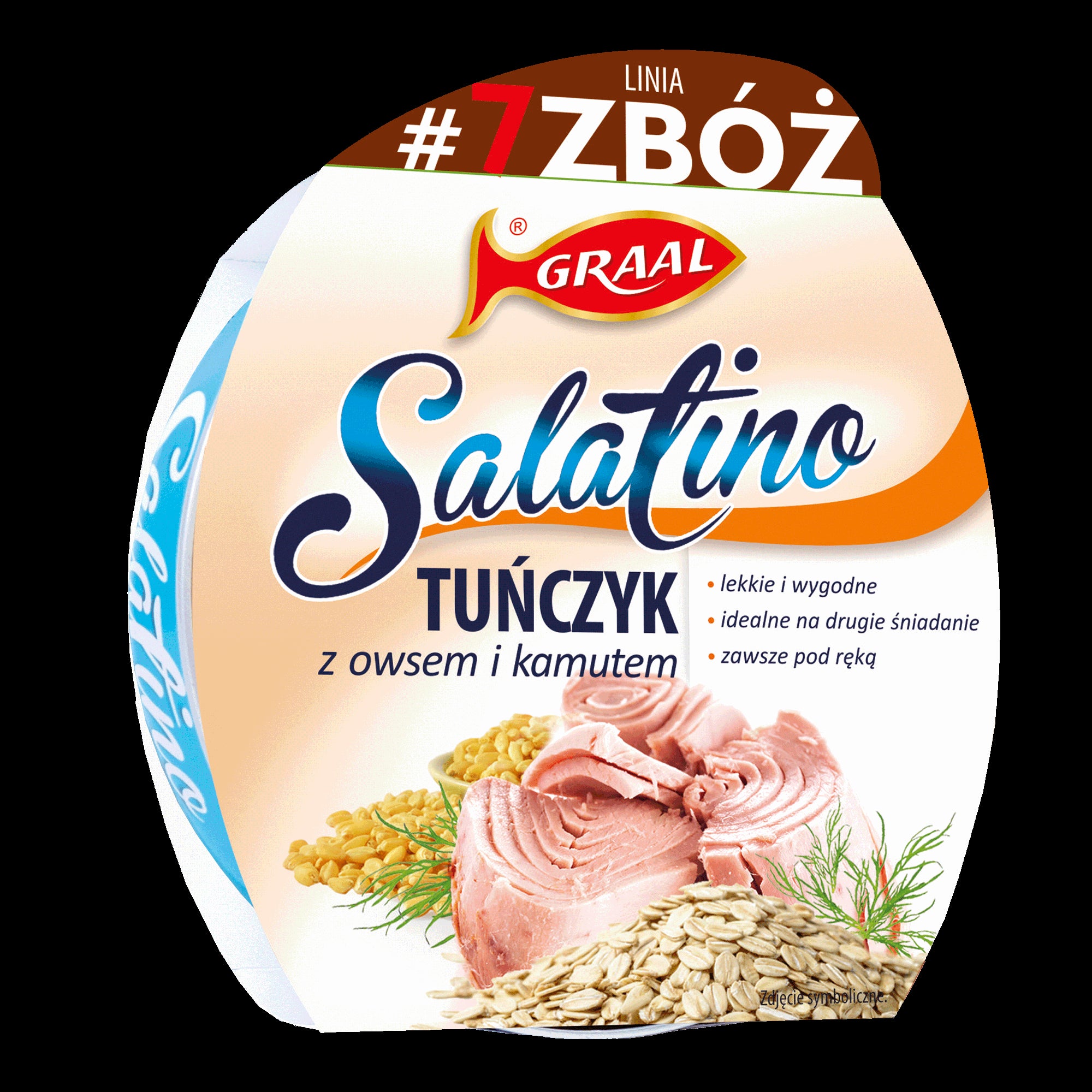 Graal Salatino - 7 Zbóż, tuńczyk z owsem i kamutem, masa netto: 150 g