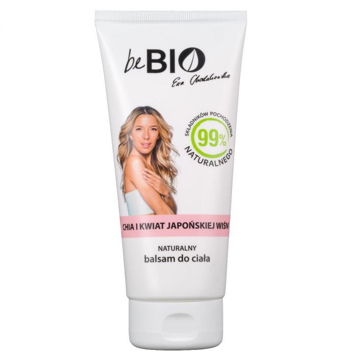 BeBIO Ewa Chodakowska - naturalny balsam do ciała CHIA I KWIAT JAPOŃSKIEJ WIŚNI, poj. 200 ml