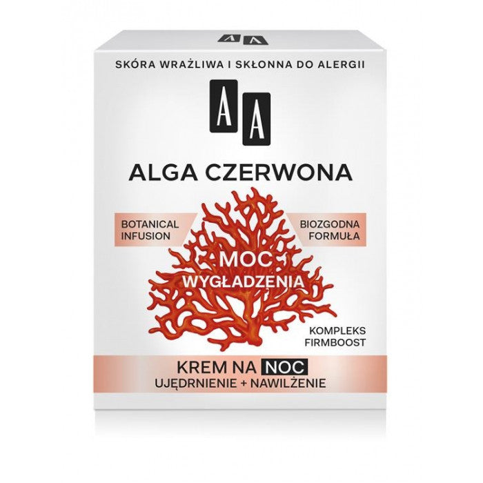 AA Botanical Infusion - Alga czerwona, krem na noc, moc wygładzenia, poj. 50 ml