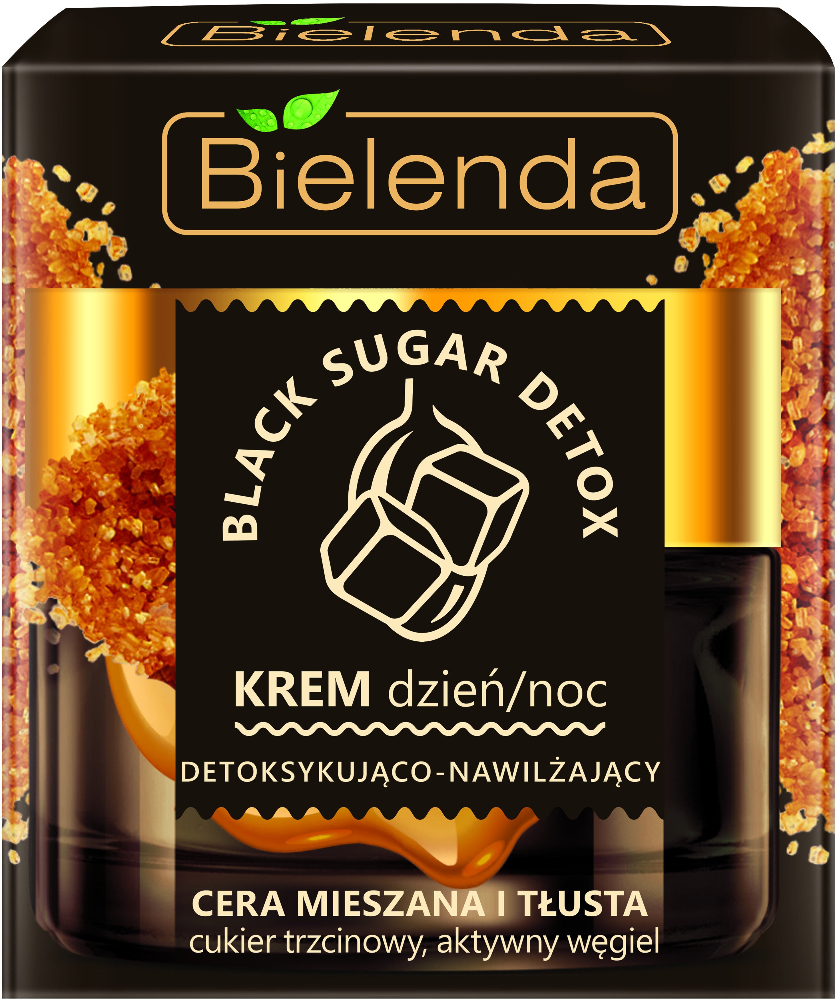 Bielenda BLACK SUGAR DETOX - detoksykująco – nawilżający krem dzień/ noc, poj. 50 ml