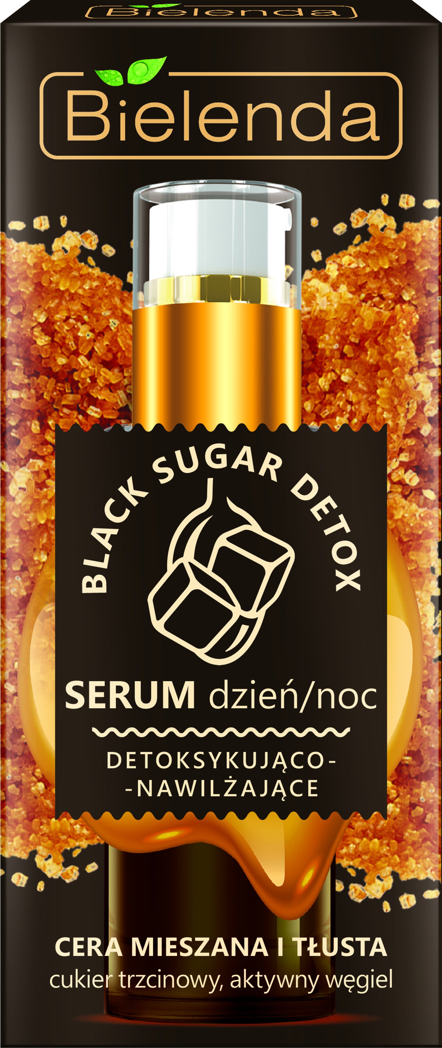 Bielenda BLACK SUGAR DETOX - detoksykująco – nawilżające serum dzień/ noc, poj. 30 g