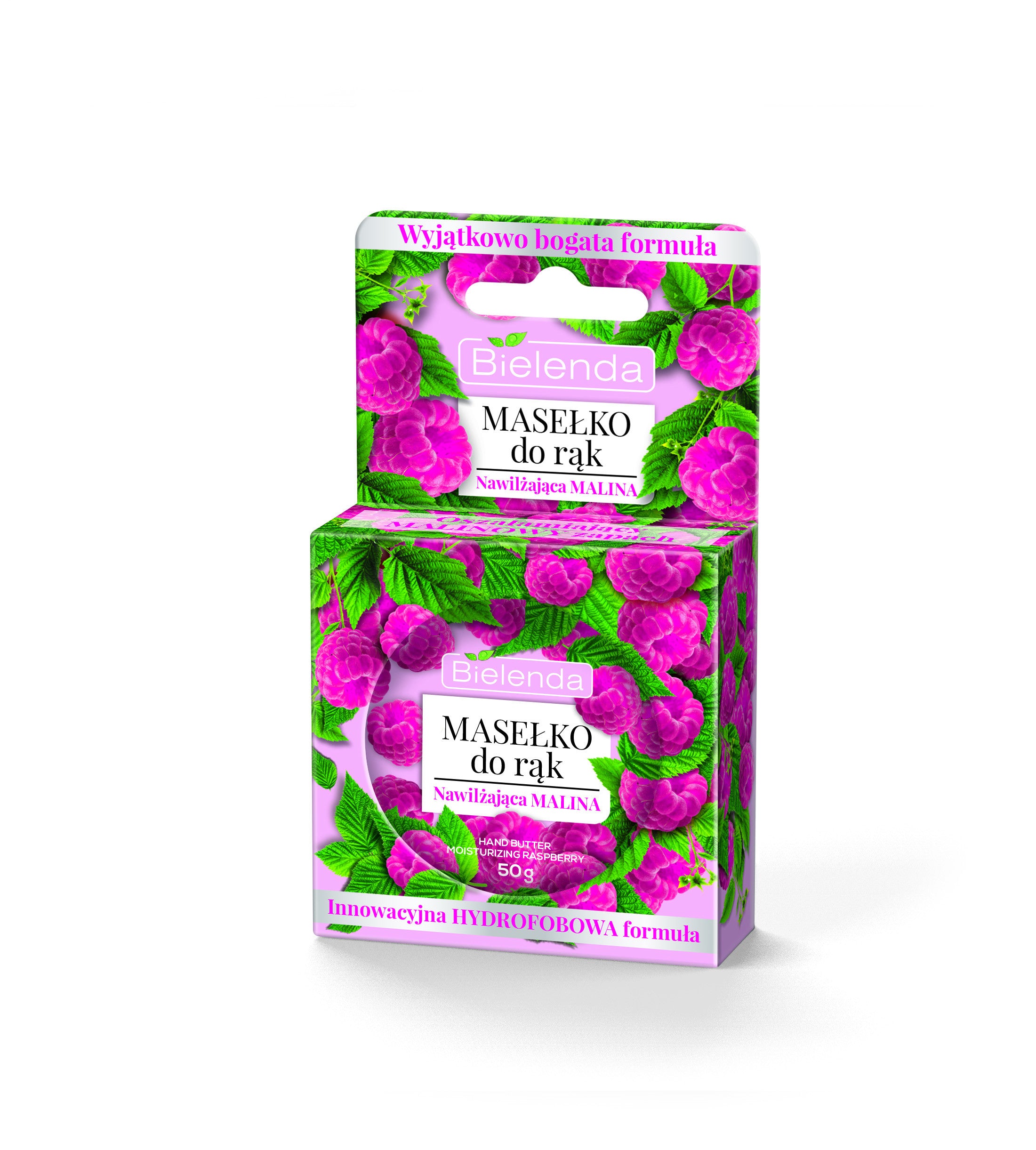 Bielenda Moisturizing Raspberry Fruit Hand Butter, 50 g