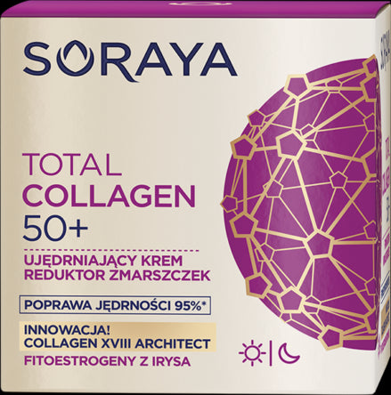 Soraya TOTAL COLLAGEN - ujędrniający krem reduktor zmarszczek 50+, poj. 50 ml