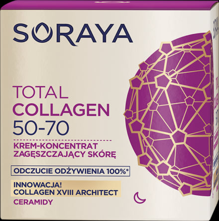 Soraya TOTAL COLLAGEN - krem-koncentrat zagęszczający skórę, poj. 50 ml