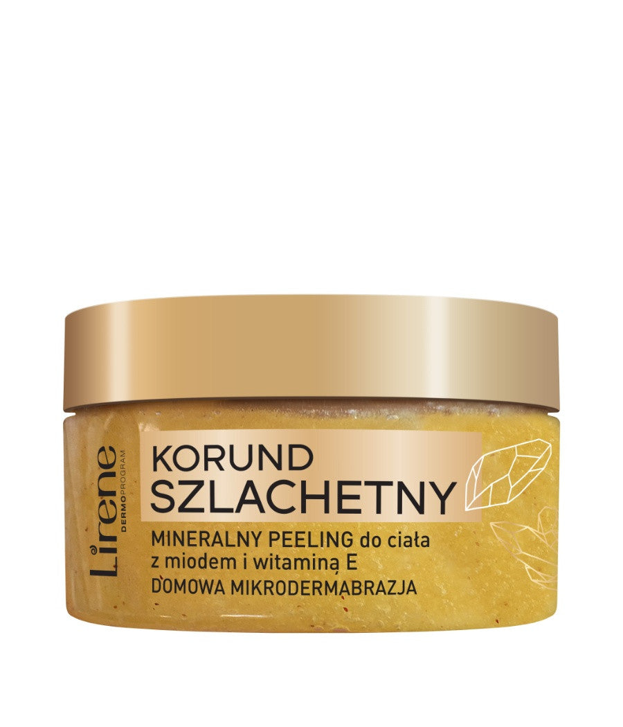 Lirene Precious Corundum - mineral body scrub with honey and vitamin E, 200 g