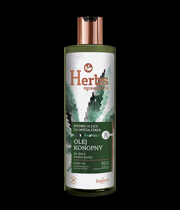 Farmona Herbs - hemp oil, hydro body wash for very dry skin, capacity 400 ml