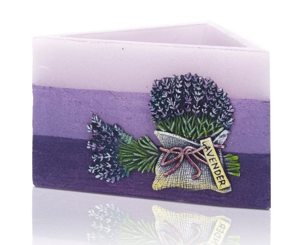 Rustic Lavender - triangle lantern 160x95