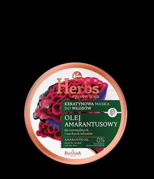 Farmona Herbs - amaranth oil, keratin mask for normal and dry hair, 250 ml capacity
