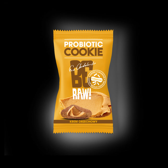 BeRAW ProBiotic Cookie - krem orzechowy, masa netto: 20 g
