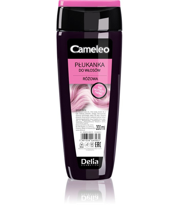 Delia CAMELEO - hair rinse pink, "anti-yellow" effect, volume 200 ml