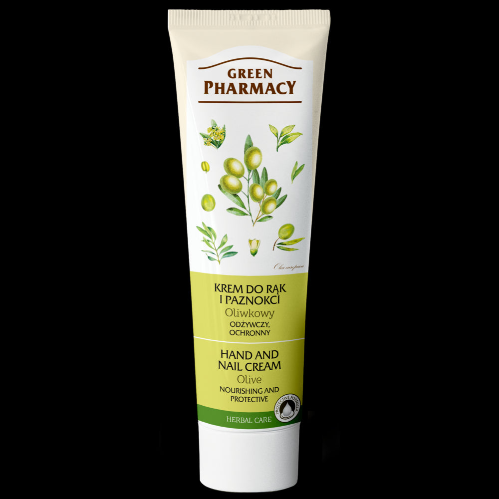 Green Pharmacy Olive - hand and nail cream, nourishing, protective, volume 100 ml