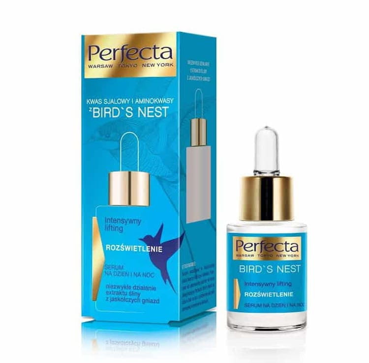 Perfecta Bird's Nest - intensywny lifting, rozświetlenie, serum na dzień i na noc, poj. 15 ml