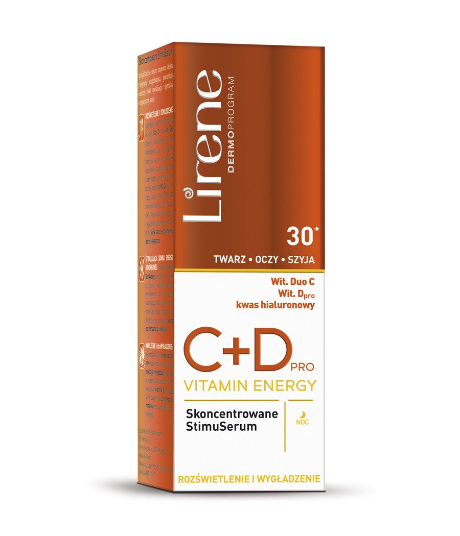 Lirene C+D Pro Vitamin Energy Concentrated StimuSerum for face 30+, 30 ml