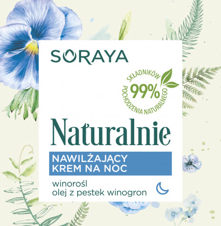 Soraya Naturalnie - nawilżający krem na noc, poj. 50 ml