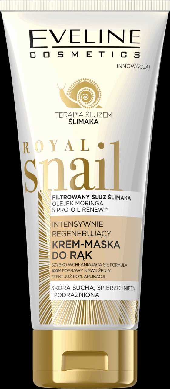 Eveline Royal Snail - intensywnie regenerujący krem-maska do rąk, poj. 100 ml