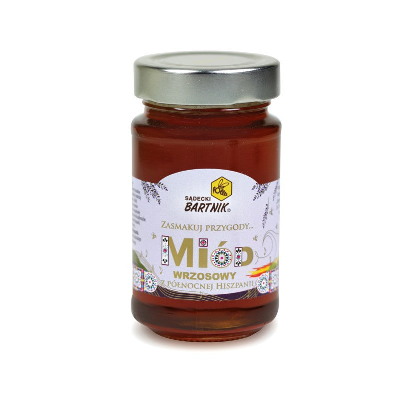 Sądecki Bartnik - Zasmakuj Przygody, miód wrzosowy z Północnej Hiszpanii, masa netto: 300 g