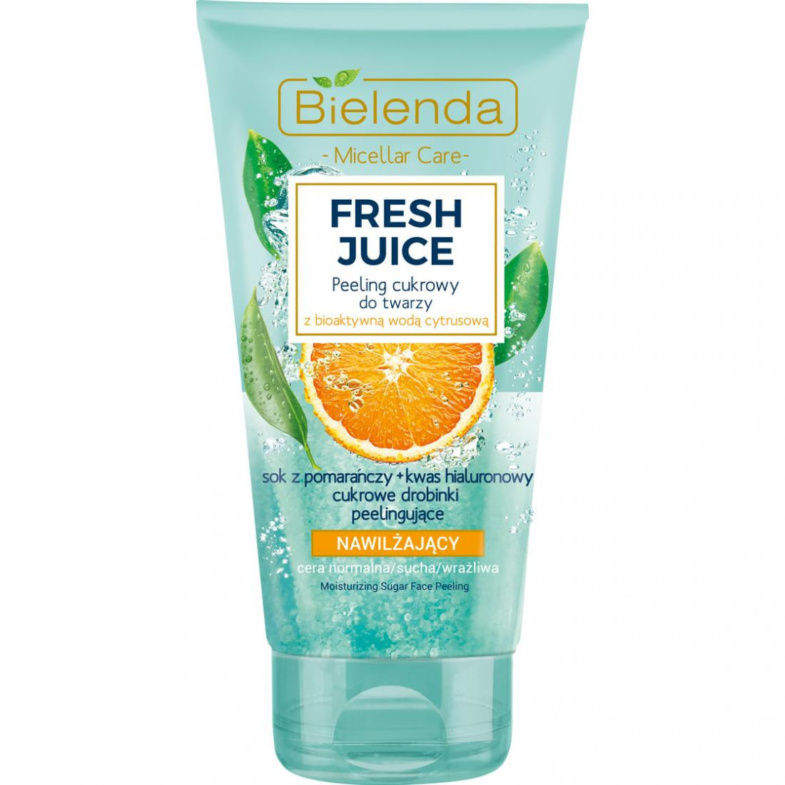 Bielenda FRESH JUICE - Moisturizing sugar scrub ORANGE, capacity 150 g