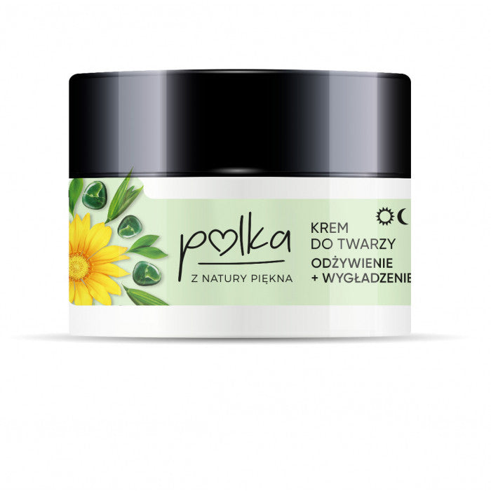 POLKA Owies - Krem do twarzy odżywienie+wygładzenie, na dzień/noc, poj. 50 ml