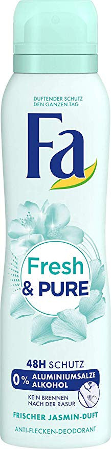 FA Fresh & Pure - dezodorant do ciała w aerozolu o świeżym zapachu jaśminowym, poj. 150 ml