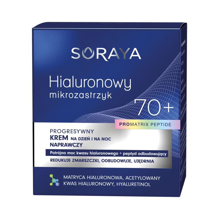 Soraya Hyaluronic Micro-Injection - Progressive Repair Cream 70+ (Day & Night), 1.69 fl oz