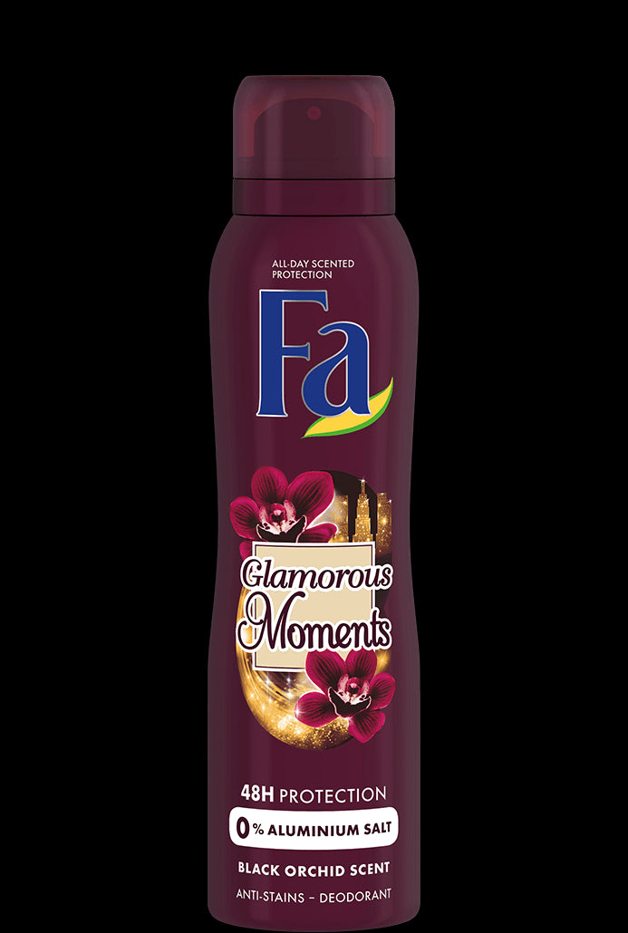 FA MOMENTS - Glamorous Moments, body spray deodorant with orchid fragrance, 150 ml