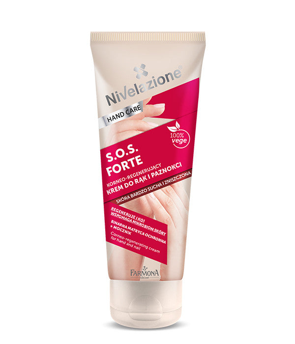 NIVELAZIONE dłonie - Korneo-regenerujący krem do rąk i paznokci S.O.S. FORTE, poj. 100 ml