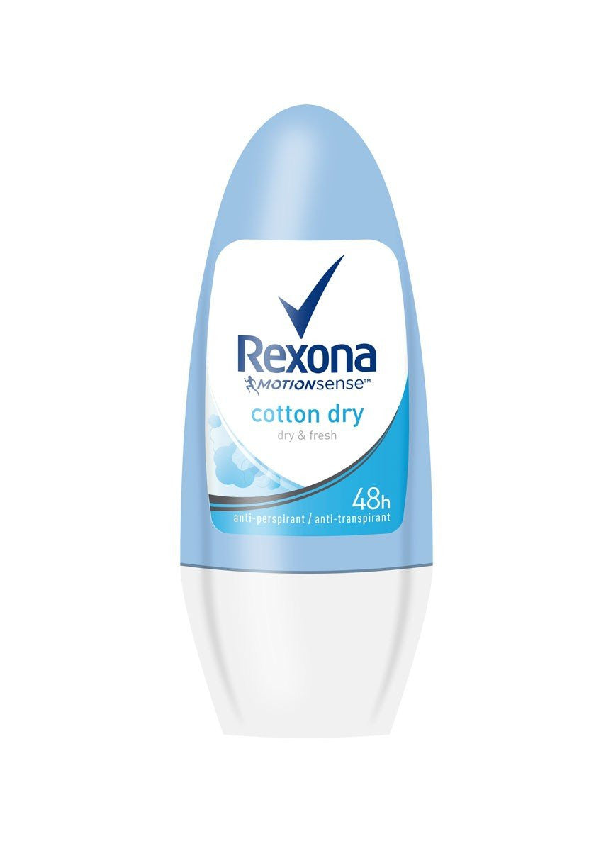 Rexona Cotton Dry - antiperspirant in a ball for women, 50 ml capacity