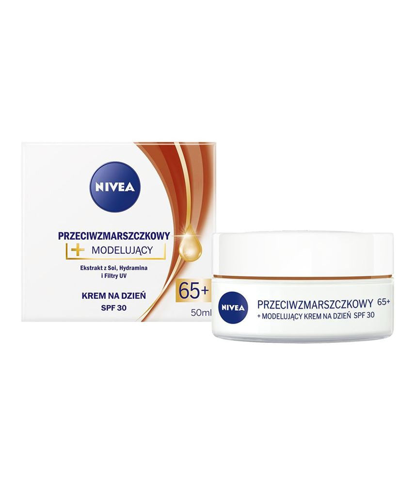 Nivea Anti-wrinkle + Modelling Day Cream 65+, size 50 ml