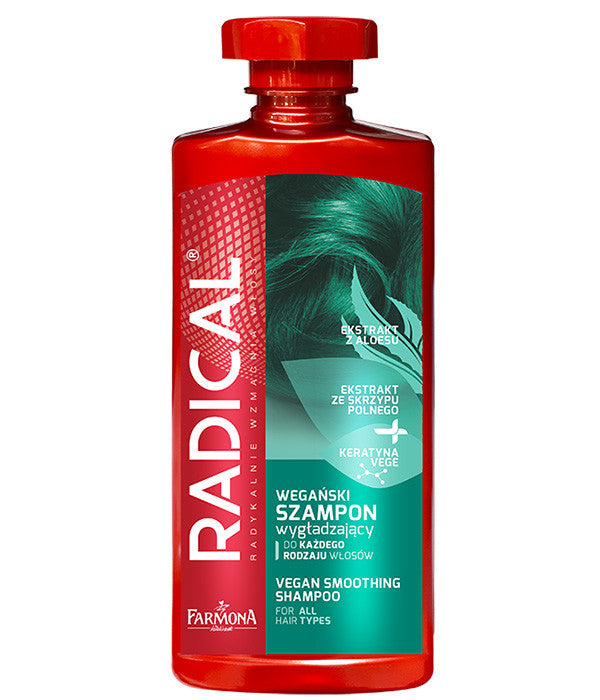 Radical - smoothing shampoo with vegan keratin, volume 400 ml