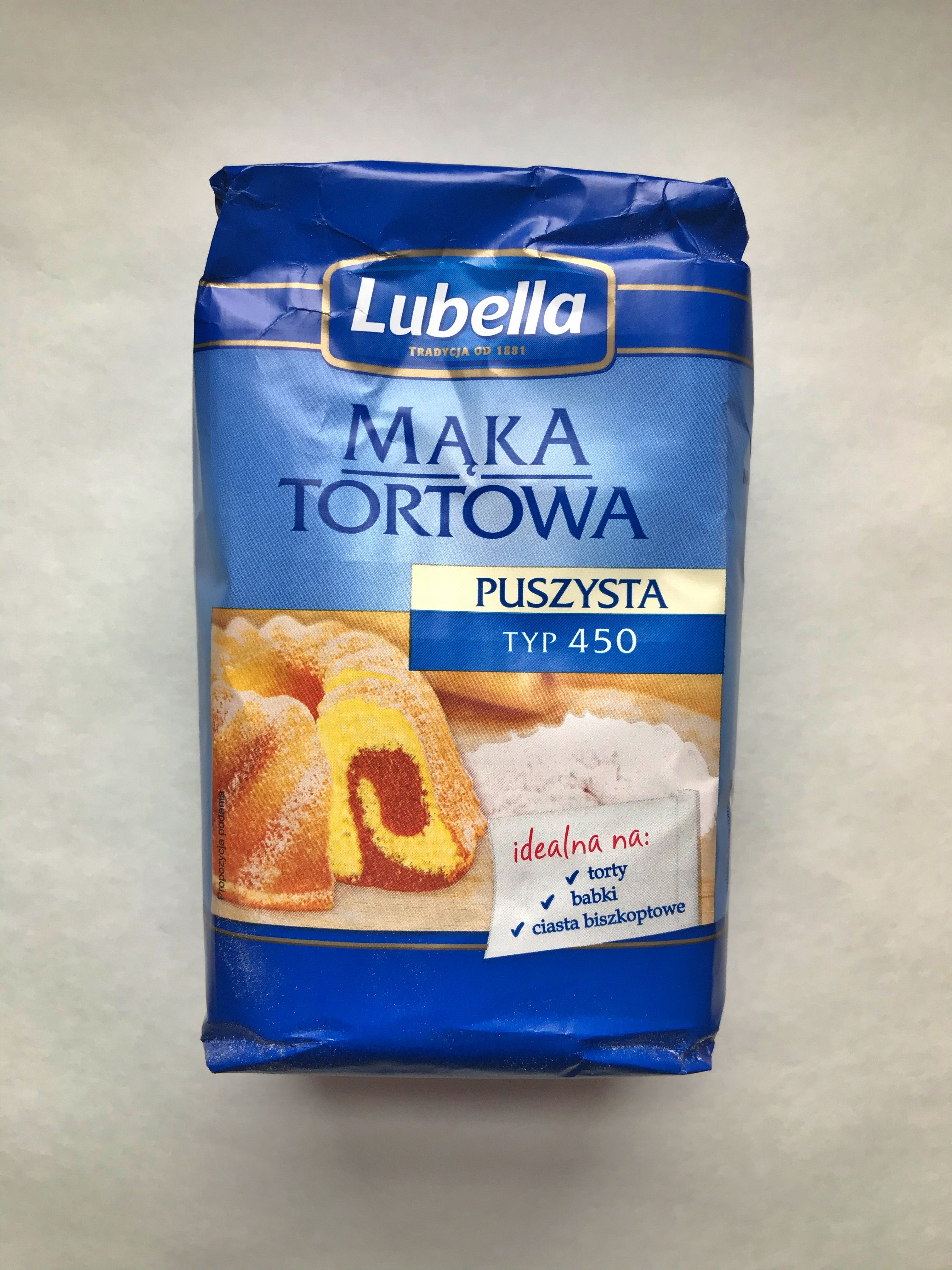 Libella - Mąka pszenna, puszysta, tortowa, typ: 450, masa netto: 1 kg