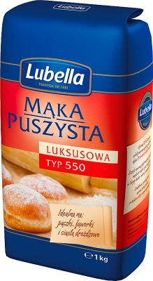 Lubella - Wheat flour, fluffy, luxury, type: 550, net weight: 1 kg