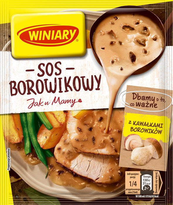 Winiary - jAK U MAMY boletus sauce, net weight: 33 g