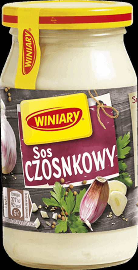 Winiary - garlic sauce, 250 ml capacity