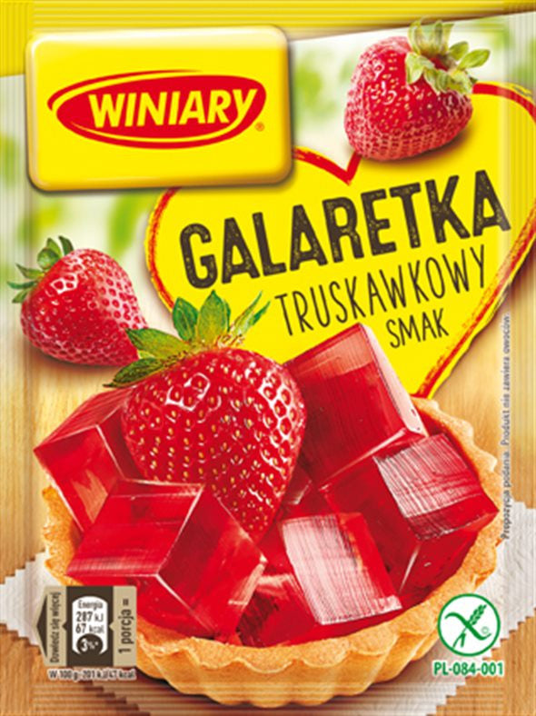 Winiary - tRUSKAWAWAK TASTE jelly, net weight: 71 g