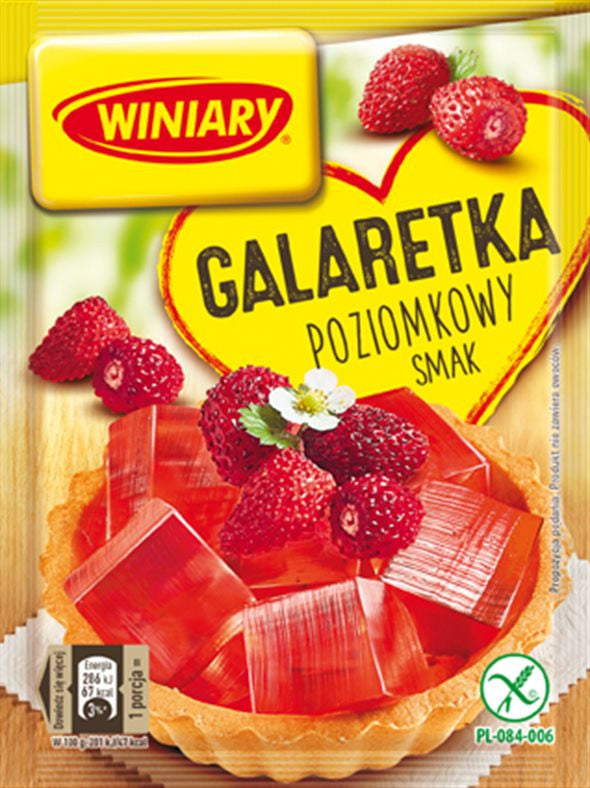 Winiary - pOZIOMKOWY SMOKE jelly, net weight: 71 g