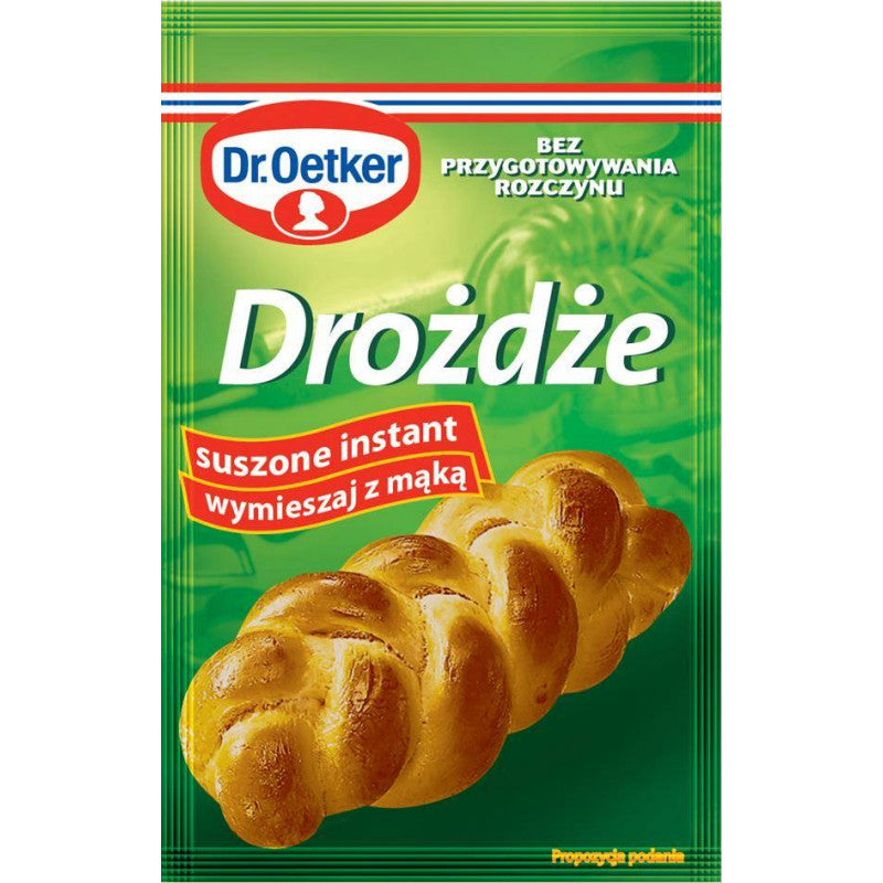 Dr. Oetker - dried instant yeast, net weight: 7 g