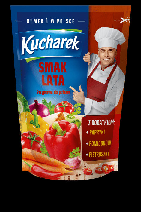 Kucharek - Taste of Summer, seasoning for dishes, net weight: 175 g