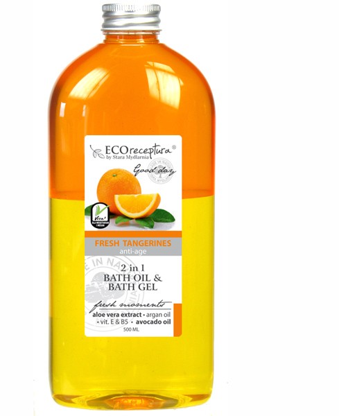 Eco recipe Fresh Tangerines - Two-phase oil 500 ml.